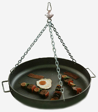 Grillpfanne als Riesenpfanne