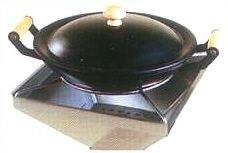 Wokaufsatz mit Wok