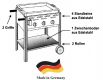 Standf��e mit Zwischenboden fahrbar