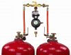 Zweiflaschenanlage f�r Propangasflaschen